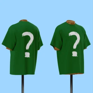 تیشرت سبز با طرح دلخواه