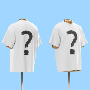 تیشرت سفید با طرح دلخواه