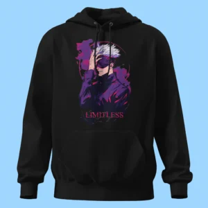 لباس جوجوتسو طرح گوجو و چشم بند