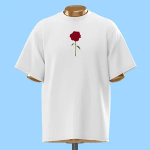 لباس طرح تک گل رز