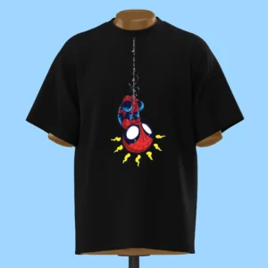 لباس طرح اسپایدرمن آویزان