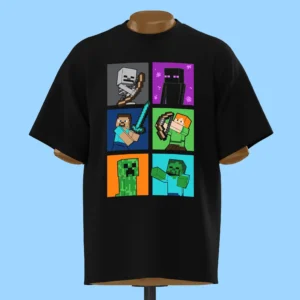 لباس طرح کاراکترهای ماینکرفت