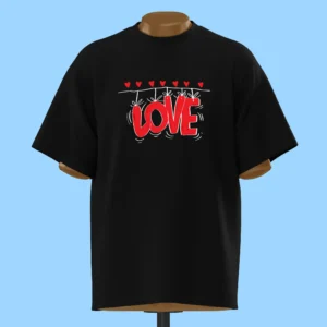 لباس طرح نوشته آویزان LOVE