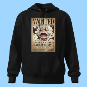 لباس طرح پوستر تحت تعقیب لوفی گیر 5 - وان پیس