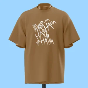 لباس طرح تایپوگرافی HAHAHA جوکر