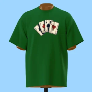 لباس طرح چهار کارت آس