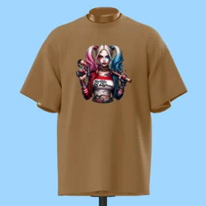 لباس طرح هارلی کویین با اسلحه و چوب