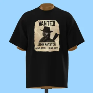 لباس طرح پوستر تحت تعقیب جان مارستون