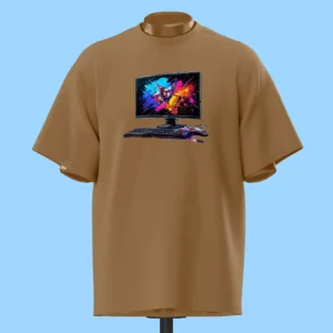 لباس طرح کامپیوتر گیمینگ رنگی