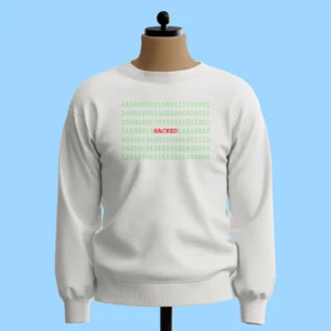 لباس طرح HACKED باینری