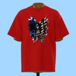 لباس طرح کلاژ در لوگوی جوخه شناسایی - اتک آن تایتان