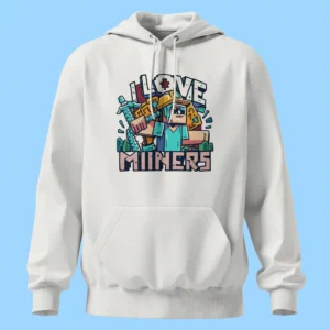 لباس طرح "I Love Miners" - ماینکرفت