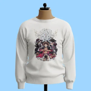     لباس طرح کلاژ لوفی گیر 2 تا 5 - وان پیس