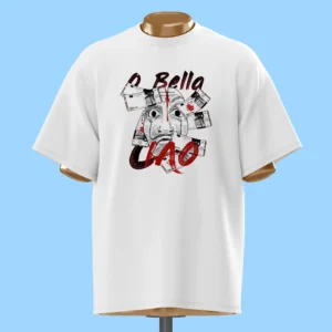     لباس طرح ماسک دالی و اسکناس یورو - بلا چاو