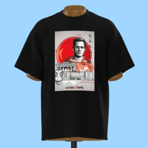     لباس طرح پوستر برلین - La Casa de Papel