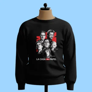     لباس طرح آرت بازیگران مانی هایست - زمینه مشکی