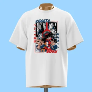     لباس طرح کلاژ گوکو و وجیتا - دراگون بال