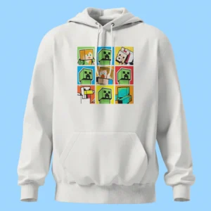     لباس طرح کلاژ مربعی ماینکرفت