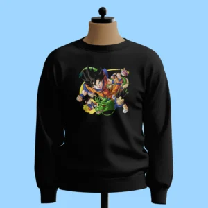     لباس طرح کلاژ گوکو و دوستان - دراگون بال