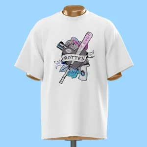 لباس طرح چوب بیسبال و هفت‌تیر هارلی کویین