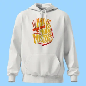     لباس طرح تایپوگرافی "Make More Mistakes"