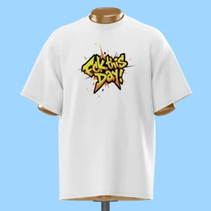     لباس طرح تایپوگرافی "F*ck This Day"