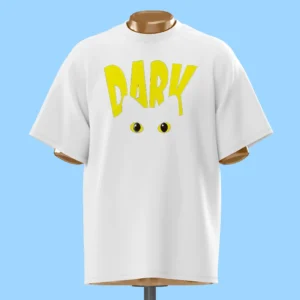     لباس طرح "DARK" و چشم گربه