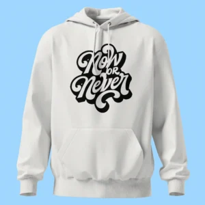     لباس طرح تایپوگرافی "Now or Never"