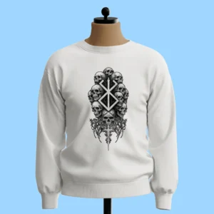     لباس طرح نماد برزرک و جمجمه‌ها