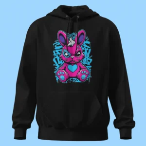     لباس طرح خرگوش صورتی زامبی