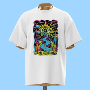     لباس طرح پوستر سایکدلیک Element