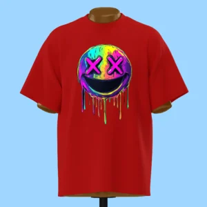     لباس طرح ایموجی نئونی مذاب