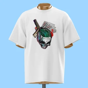 لباس طرح جمجمه جوکر و کارتهای آس