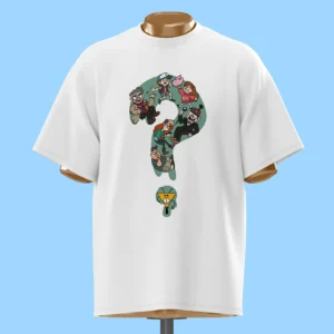 لباس طرح علامت سوال شخصیت‌های آبشار جاذبه