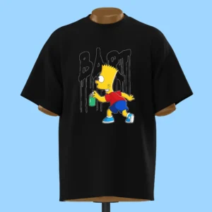 لباس طرح بارت سیمپسون گرافیتی‌کار