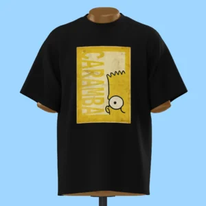 لباس طرح پوستر زرد بارت سیمپسون