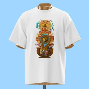 لباس طرح پوستر آبشار جاذبه