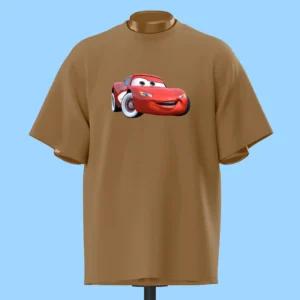 لباس طرح لایتنینگ مک‌کویین چرخ سفید