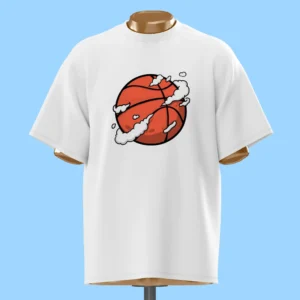 لباس طرح توپ بسکتبال و ابرها