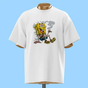 لباس طرح اسکلت باباسفنجی سیگاری