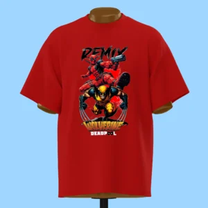 لباس طرح ددپول و ولورین