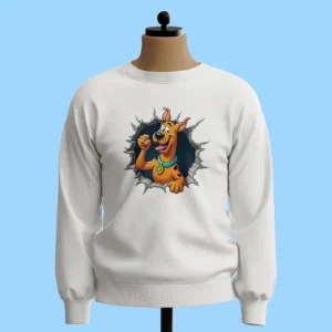 لباس طرح اسکوبی دو در حال پاره کردن دیوار