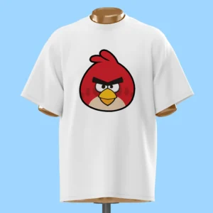 لباس طرح کله پرنده قرمز خشمگین