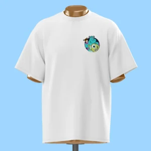 لباس طرح لوگوی دایره‌ای مایک و سالی و بو