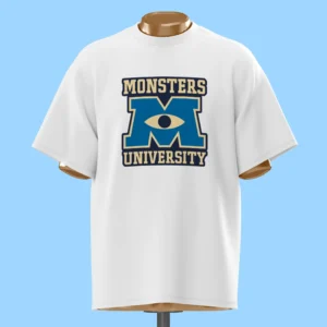 لباس طرح لوگوی بزرگ دانشگاه هیولاها (MU)