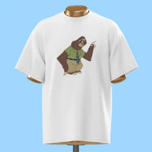 لباس طرح فلش (تنبل) در حال اشاره کردن