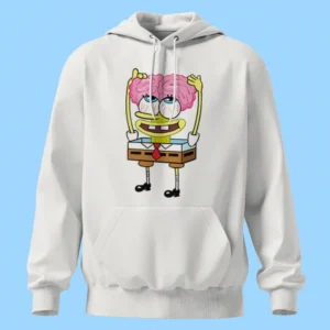 لباس طرح باب اسفنجی با مغز بزرگ صورتی