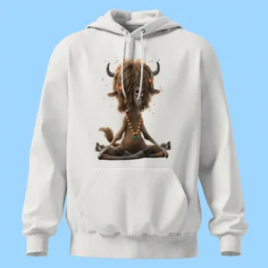 لباس طرح یاکس (گاو میش) در حال مدیتیشن