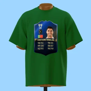 لباس طرح کارت فیفا ۹۹ آبی کریستیانو رونالدو