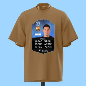 لباس طرح کارت فیفا لیونل مسی (بارسلونا)